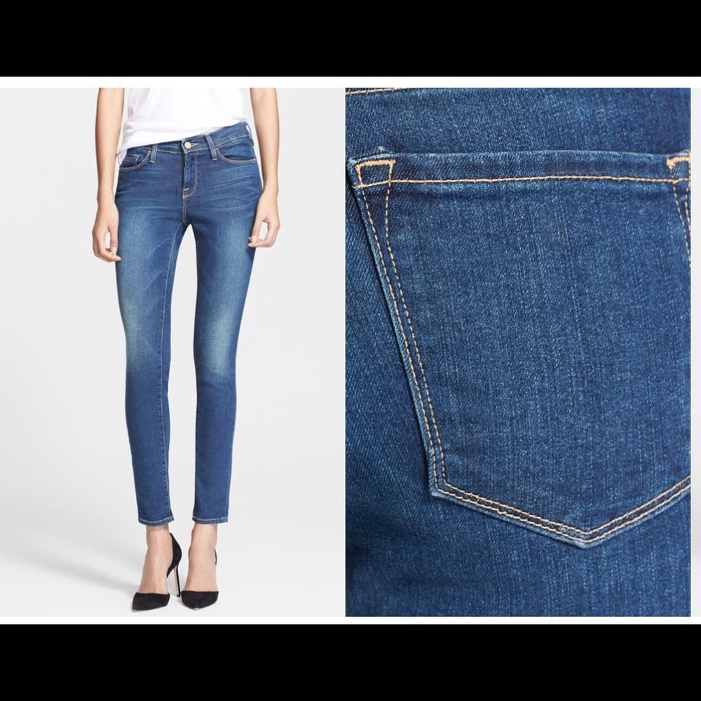 Frame Denim Le Skinny de Jeanne in Columbia Road